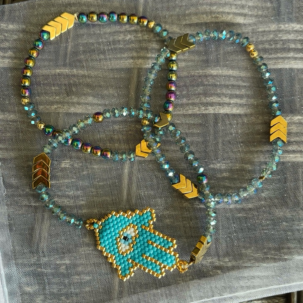 NWOT - Handmade Fin De Semana Miyuki Style Bracelets